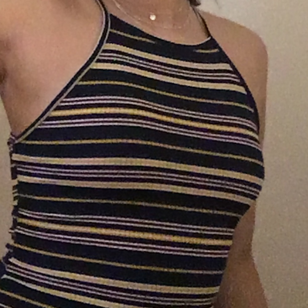 striped sun dress